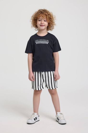 1-5 Yaş Rocco Sylas Erkek Çocuk Takım-Siyah