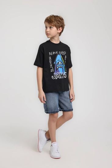 5-14 Yaş Jaws Beach Erkek Çocuk Takım-Siyah