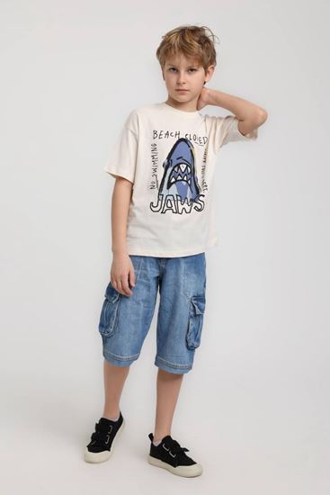 5-14 Yaş Prime Kalen Erkek Çocuk Takım-Ekru