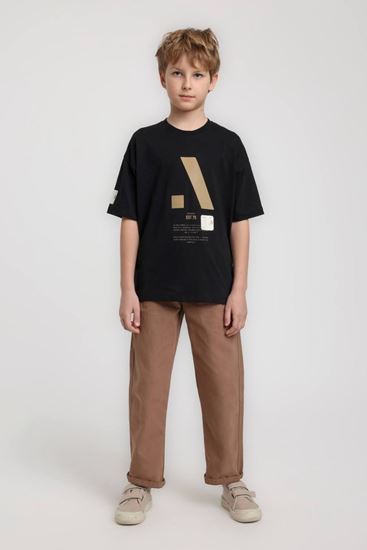 5-14 Yaş Cassiel Kalen Erkek Çocuk Takım-Siyah