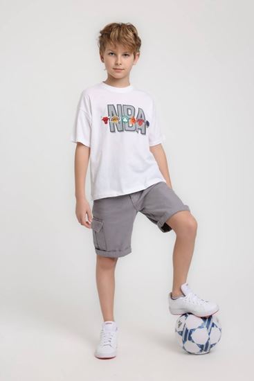 5-14 Yaş Leandro Vexor Erkek Çocuk Takım-Ekru