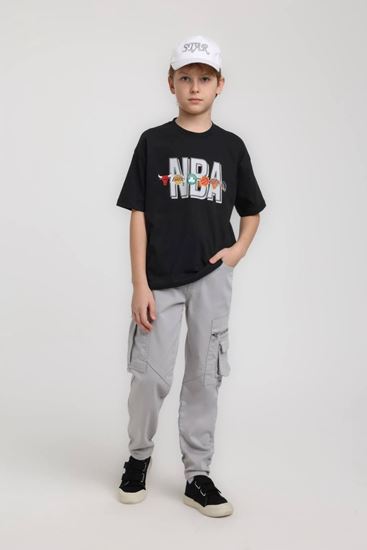 5-14 Yaş Mael Corven Erkek Çocuk Takım-Siyah