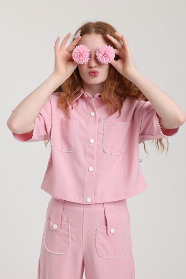 5-14 Yaş Mila Flora Kız Çocuk Takım-Pembe