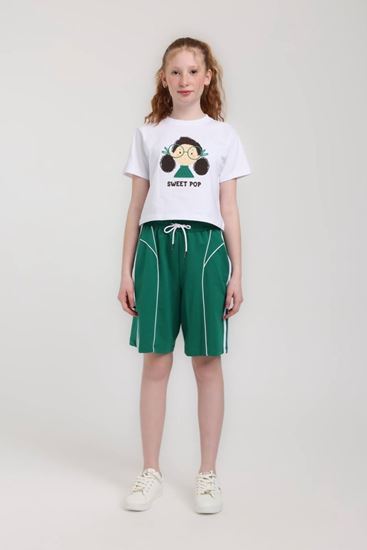 5-14 Yaş Elena Muse Kız Çocuk Takım-Yeşil