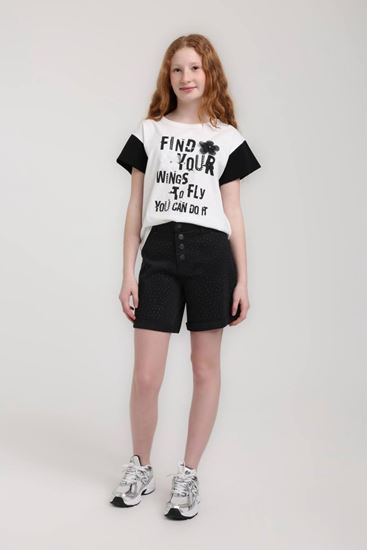 5-14 Yaş Rosabel Vera Kız Çocuk Takım-Ekru