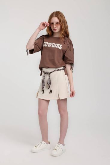 5-14 Yaş Cowgirl Grace Kız Çocuk Takım-Kahverengi