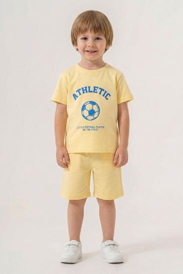 6-9 Yaş Athletic Surf Erkek Çocuk Takım-Sarı