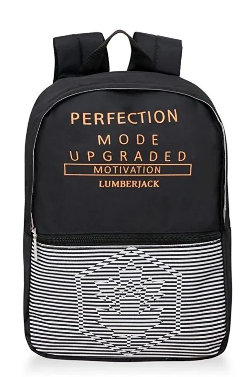 Lisanslı Lumberjack Sırt Çantası-Siyah