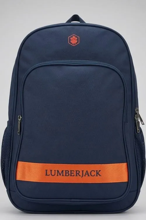 Lisanslı Lumberjack Sırt Çantası-Lacivert