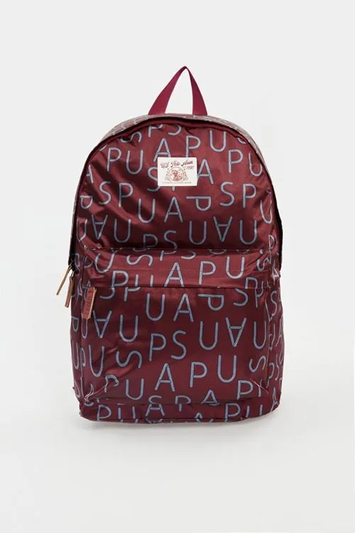 Lisanslı Us Polo ASSN Sırt Çantası-Bordo