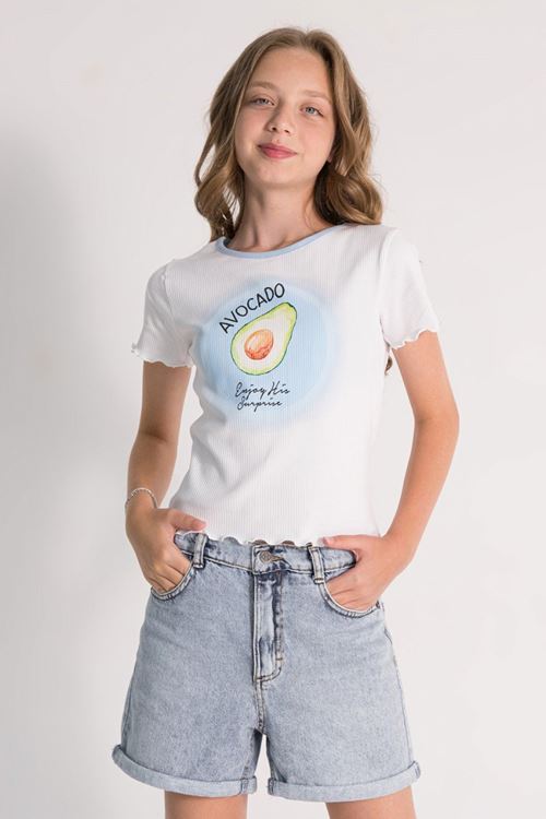 9-14 Yaş Mila Baby Kız Çocuk T-Shirt-Mavi