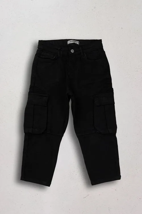 5-14 Yaş Blaze Premium Erkek Çocuk Pantolon-Siyah