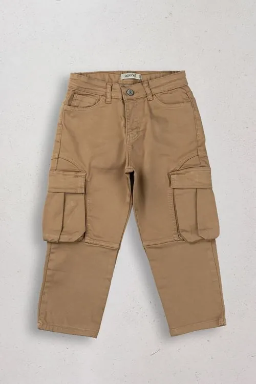 5-14 Yaş Blaze Premium Erkek Çocuk Pantolon-Camel