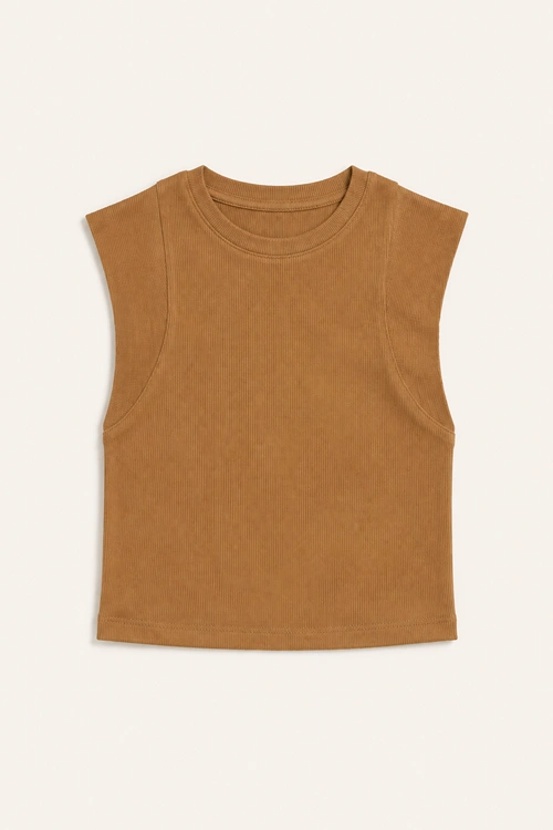 5-14 Yaş Blush Edition Kız Çocuk T-Shirt-Caramel