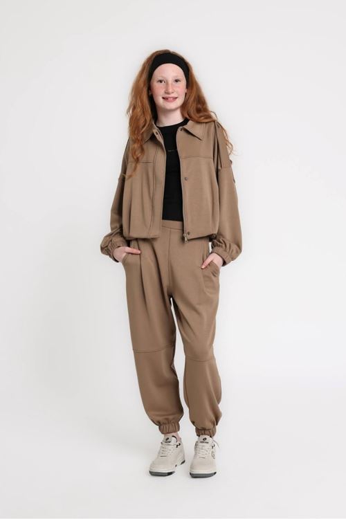 10-14 Yaş Juliana Maria Kız Çocuk Takım-Cappuccino