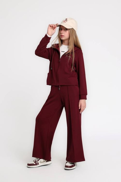 10-14 Yaş Magnolia Pure Kız Çocuk Takım-Bordo