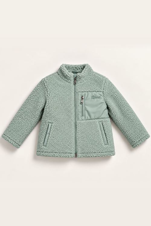 4-12 Yaş Winter Mode Kız Çocuk Mont-Çağla Yeşili