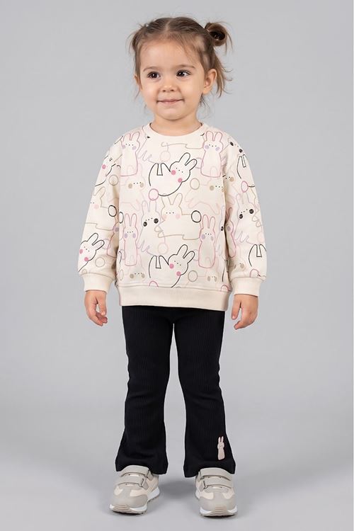 6-36 Ay Petit Belle Kız Bebek Takım-Latte