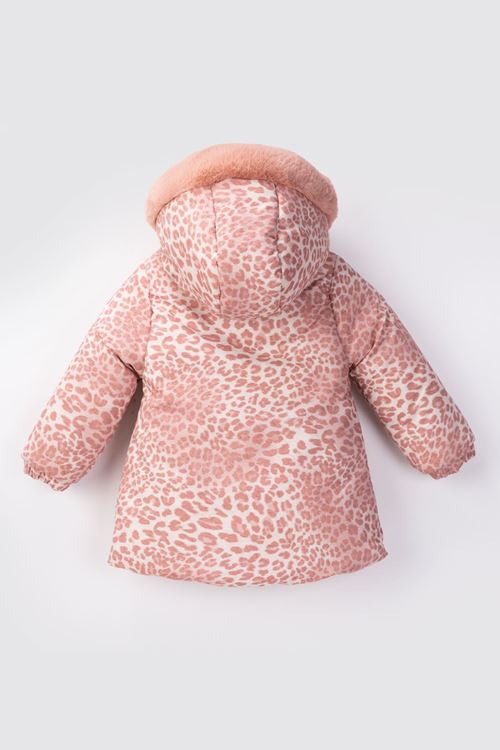 2-6 Yaş Leo Pink Kız Çocuk Mont-Pembe