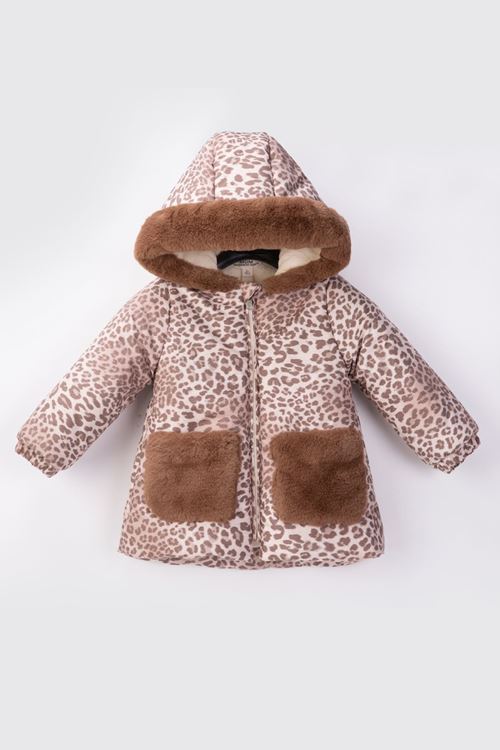 2-6 Yaş Leo Pink Kız Çocuk Mont-Mocca