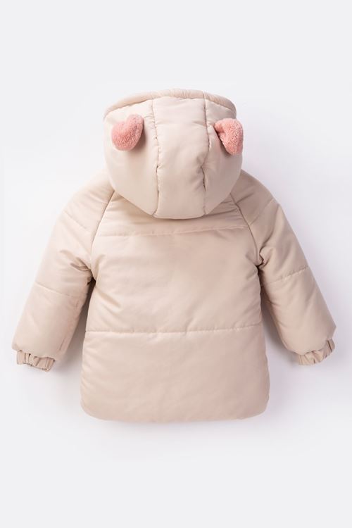2-6 Yaş Love Rabbit Kız Çocuk Mont-Latte
