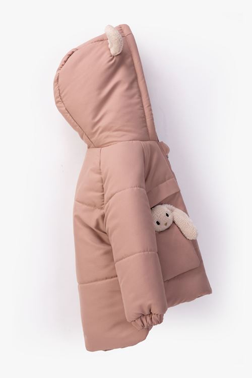 2-6 Yaş Love Rabbit Kız Çocuk Mont-Mocca