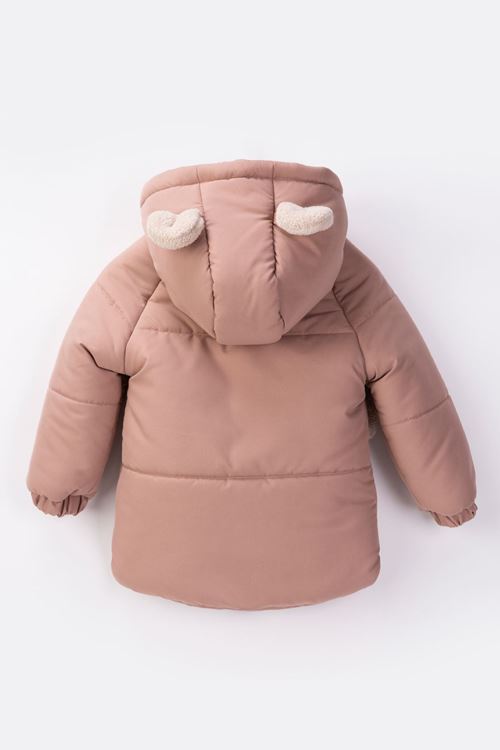 2-6 Yaş Love Rabbit Kız Çocuk Mont-Mocca