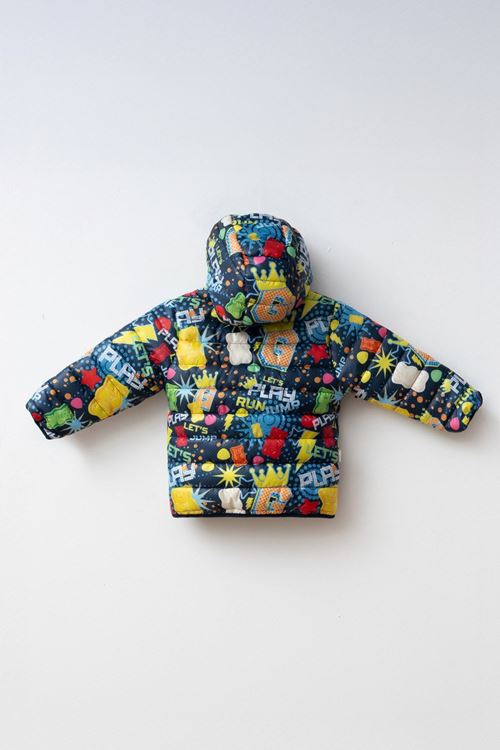 3-8 Yaş Lisanslı Haribo Unisex Tasarım Mont-Lacivert