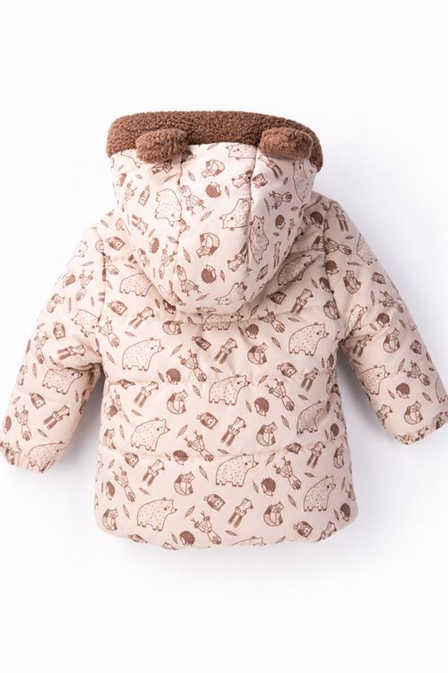 2-6 Yaş Happy Bear Cuse Erkek Çocuk Mont-Latte