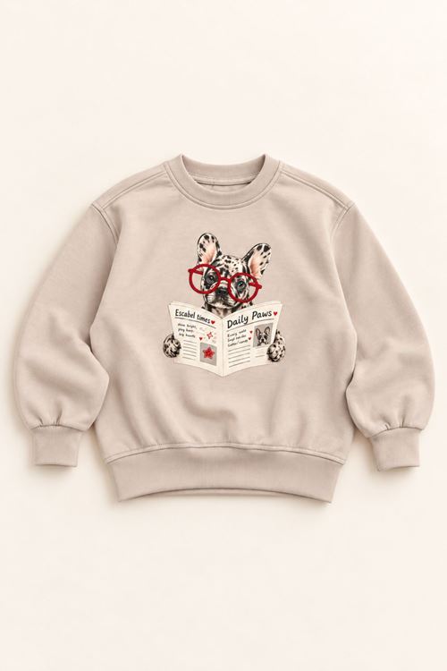 4-14 Yaş Daily Paws Kız Çocuk Sweat-Vizon