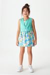 4-8 Yaş Bornova Kız Çocuk Elbise  - Mint