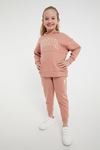 4-15  Yaş Lisanslı US POLO ASSN Kız Çocuk Eşofman Takım - Cappuccino