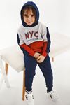 2-15 Yaş NYC Club Erkek Çocuk Eşofman Takım - Gri