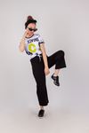 10-15 Yaş LcL Fashion Kız Çocuk Takım -Ekru/Siyah