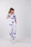 10-15 Yaş New Batik Kız Çocuk Takım -Lila
