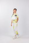 10-15 Yaş New Batik Kız Çocuk Takım -Sarı
