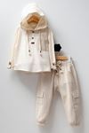  2-5 Yaş Cotton Oslo Erkek Çocuk Takım -Bej