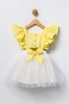 2-5 Yaş Melodyn Kız Çocuk Elbise - Sarı