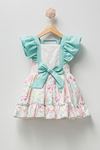 2-5 Yaş Ladıa Kız Çocuk Elbise -Mint