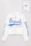 8-14 Yaş Original Denim Kız Çocuk Ceket -Saks