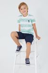 4-15 Yaş Lisanslı Us Polo ASSN Erkek Çocuk Takım -Yeşil