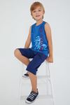 4-15 Yaş Lisanslı Us Polo ASSN Erkek Çocuk Takım -Saks