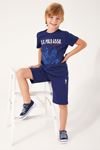 4-15 Yaş Lisanslı Us Polo ASSN Erkek Çocuk Takım -Lacivert