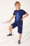 4-15 Yaş Lisanslı Us Polo ASSN Erkek Çocuk Takım -Lacivert