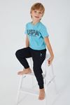 4-15 Yaş Lisanslı Us Polo ASSN Erkek Çocuk Takım -Mavi