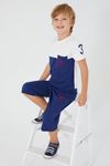4-15 Yaş Lisanslı Us Polo ASSN Erkek Çocuk Takım -Beyaz