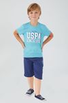 4-15 Yaş Lisanslı Us Polo ASSN Erkek Çocuk Takım -Mavi