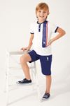 4-15 Yaş Lisanslı Us Polo ASSN Erkek Çocuk Takım -Beyaz