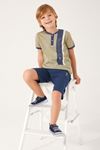 4-15 Yaş Lisanslı Us Polo ASSN Erkek Çocuk Takım -Haki