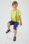 4-15 Yaş Lisanslı Us Polo ASSN Erkek Çocuk Takım -Sarı